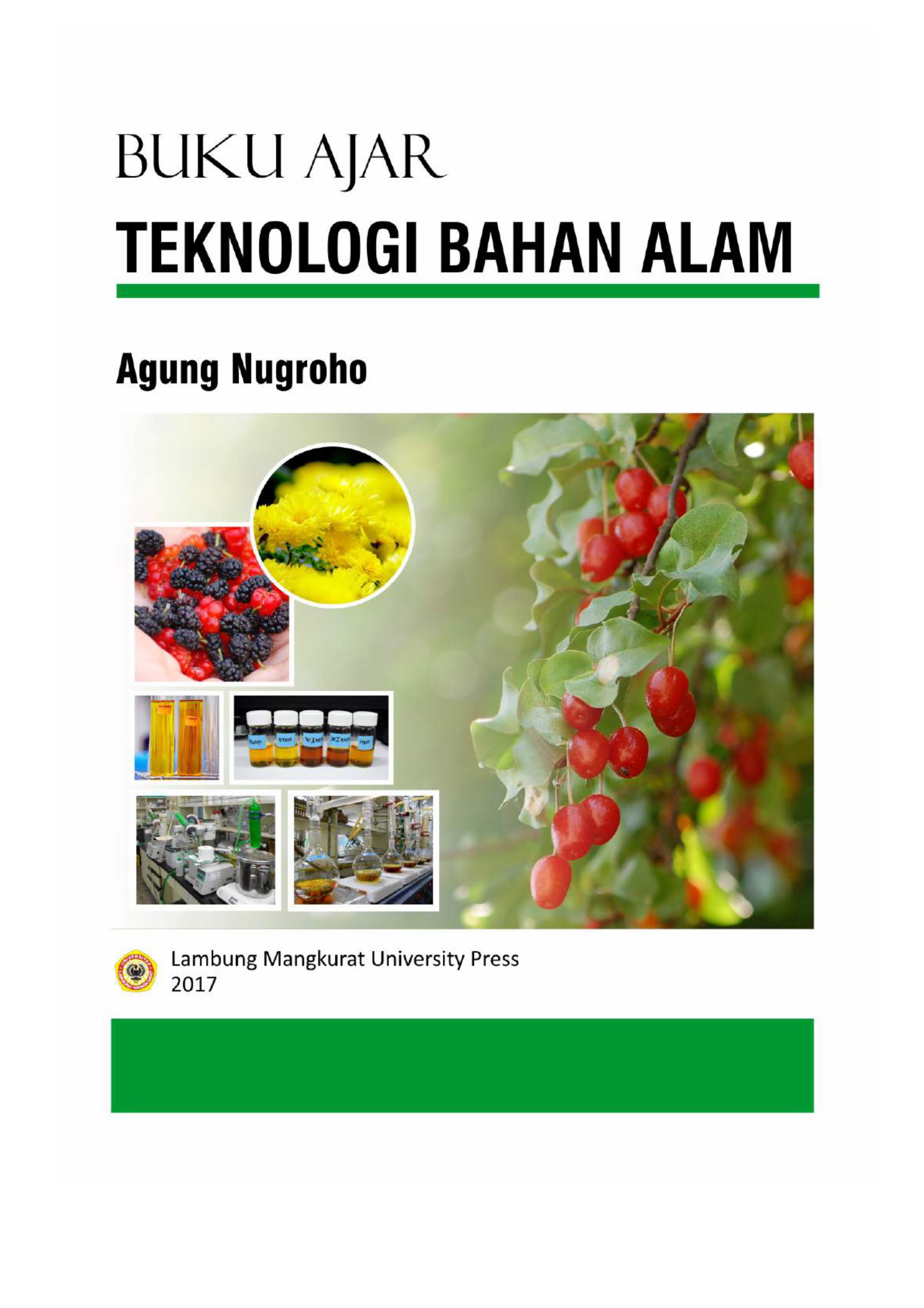 TEKNOLOGI BAHAN ALAM